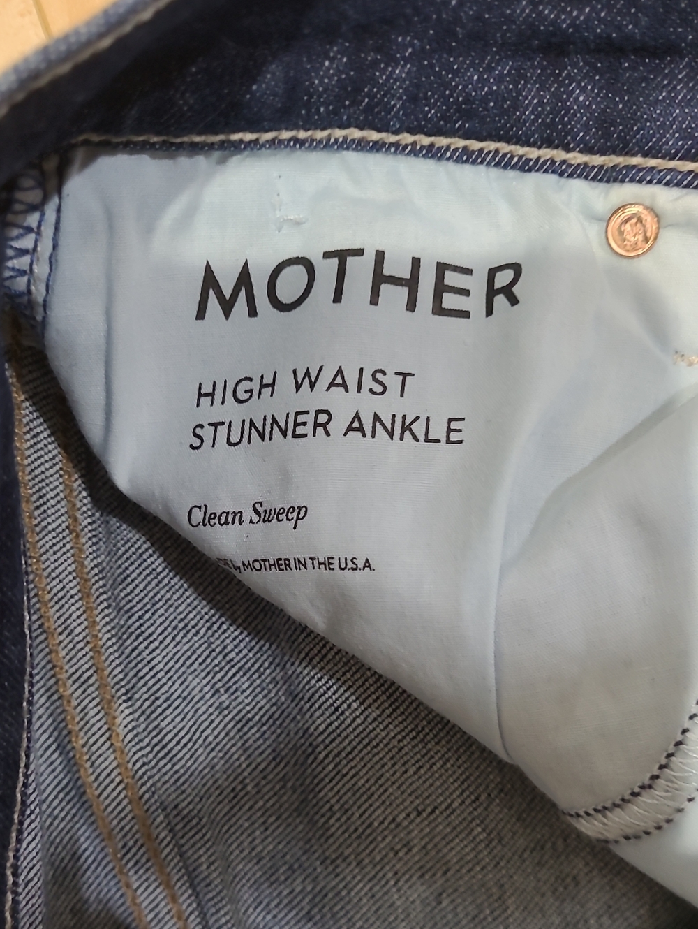 MOTHER Women's Size 28 High Waist Stunner Ankle Jeans - Picture 3 of 9